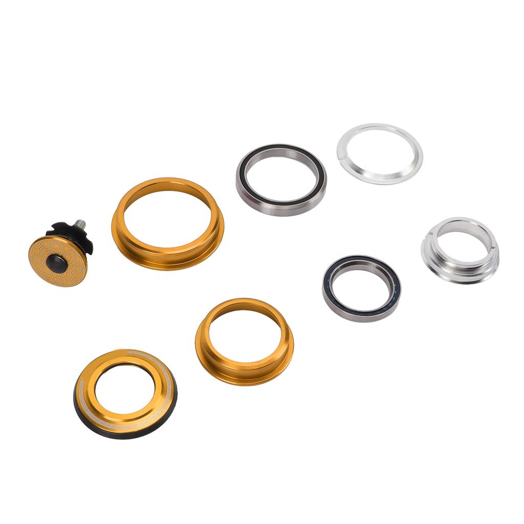 Viaron Fahrradlager Steuersatz Aluminiumlegierung Mountainbike Vorbau Steuersatz für Konus Gerades Rohr