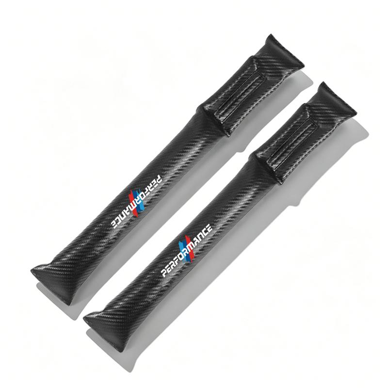 2Pcs Car Seat Gap Filler Strip Soft Pads Leather For BMW E46 E90 E60 F30 F10 E39 E36 F20 G20 G30 E92 E87 E91 X5 E70 F11 E30 F31 VM4