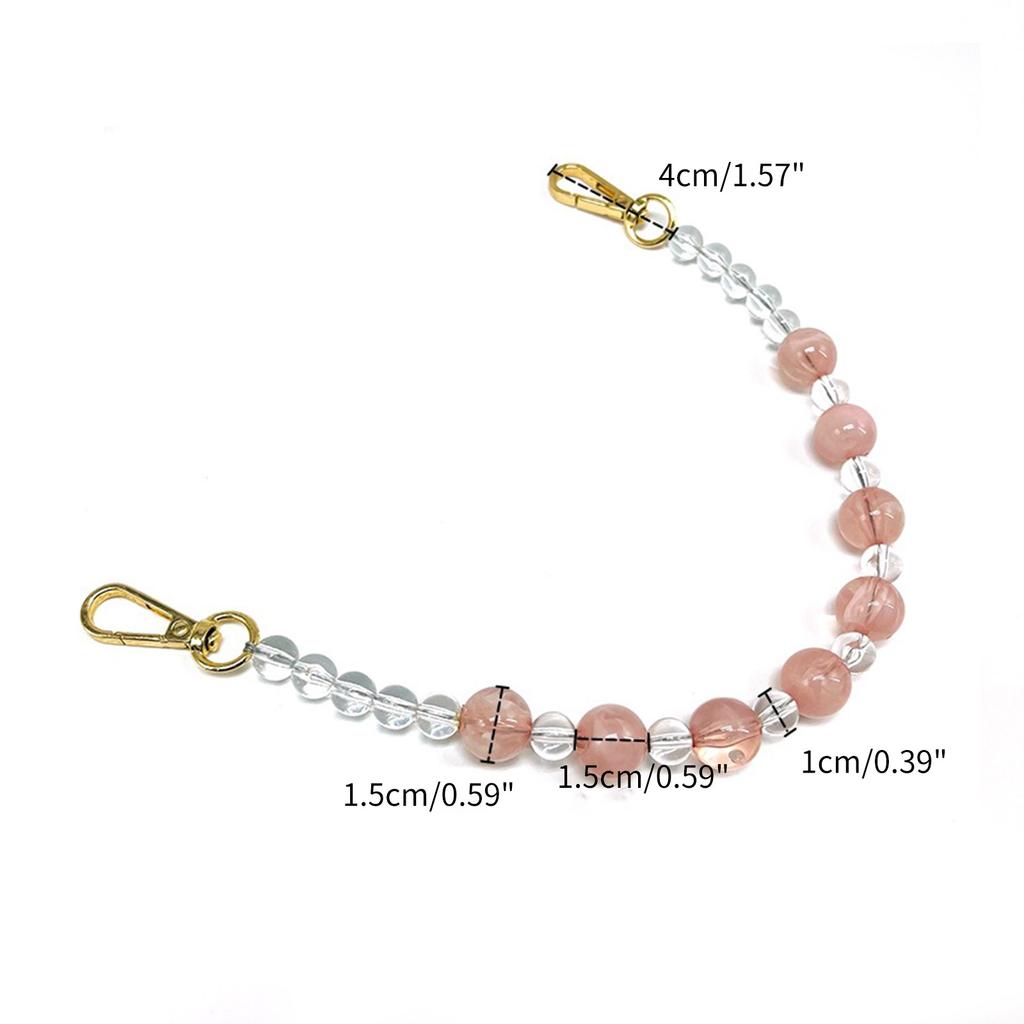 Handbag Chain Bag Strap Replacement Clutches Round Bead Chains 36cm Straps DIY Purse Handicraft Bags Accessories