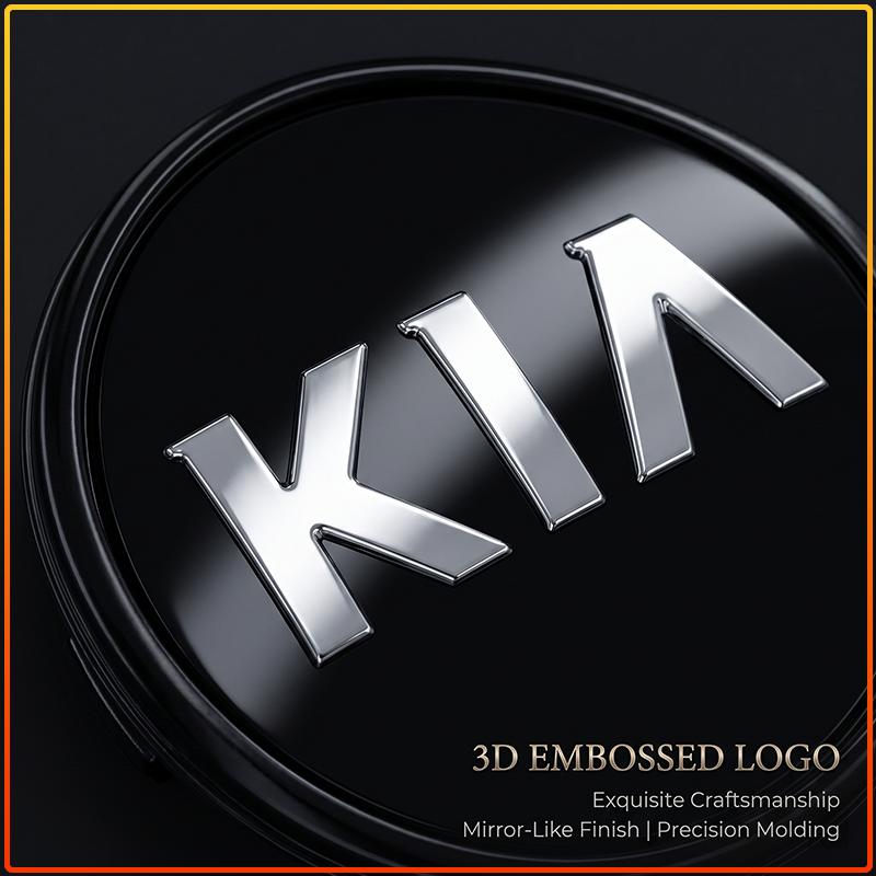 4 Bucăți 58MM Decal Embleme Jantă Anti-Rugină Capac Centru Roată Auto Rezistent la Zgârieturi Pentru KIA Sportage Rio Ceed Proceed Sorento Picanto Optima Niro