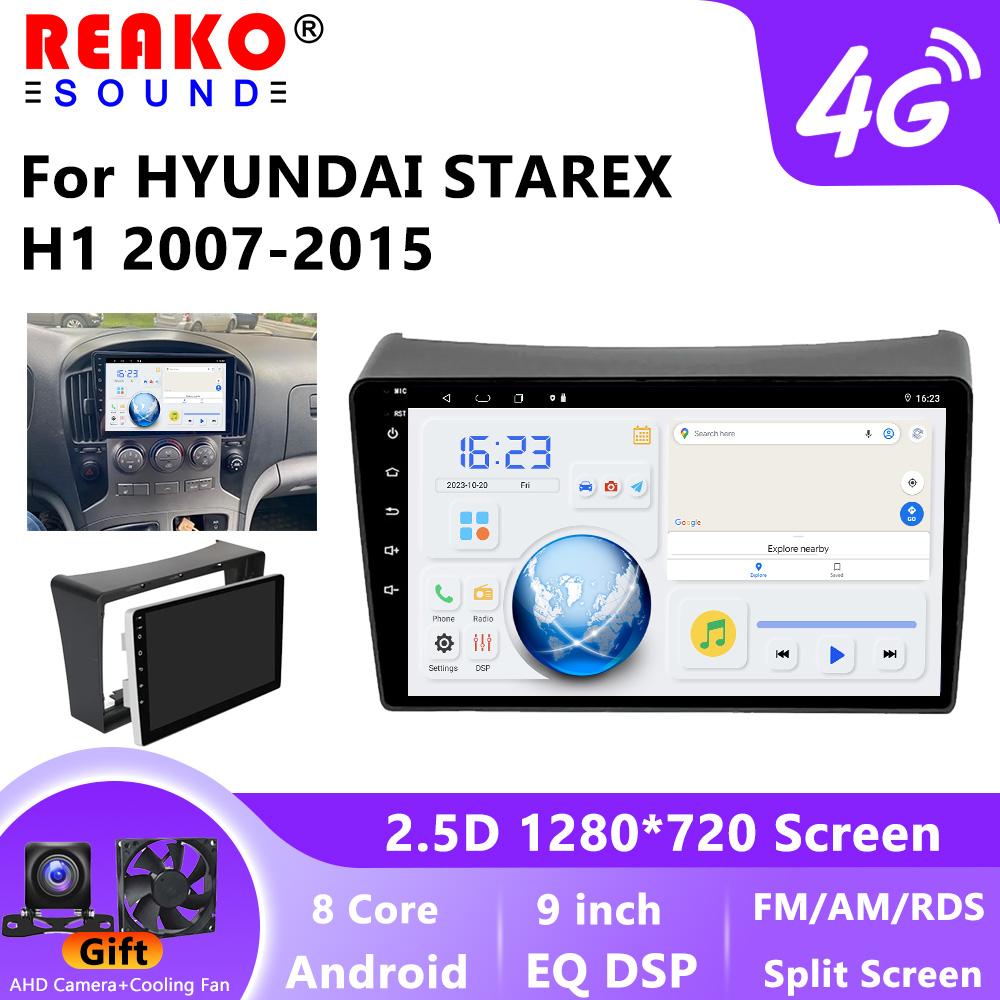 REAKOSOUND Navigation GPS car video multimedia player for Hyundai H1 Grand Starex 2007-2015 carplay WIFI DSP IPS screen