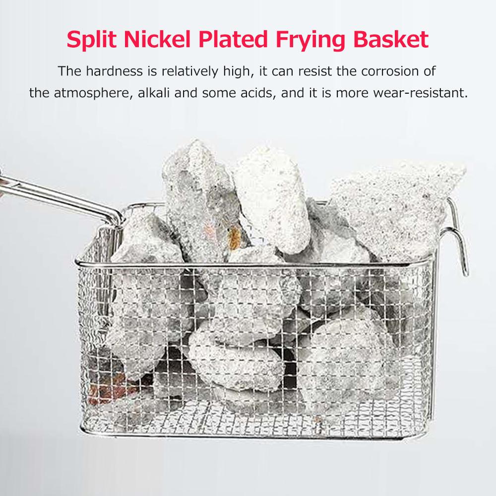 Elektrisk frityrkoker Multifunksjonell Intelligent 6L L Kapasitet 2500W høyeffekts rustfritt stål