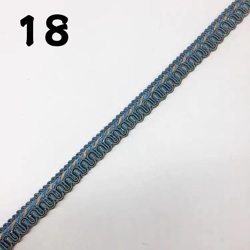 15 Meter Quastenfransen-Spitze im europäischen Stil Besatzkante Band für DIY Nähen Bekleidung Vorhang Sofa Kissen Polsterhandwerk Dekor