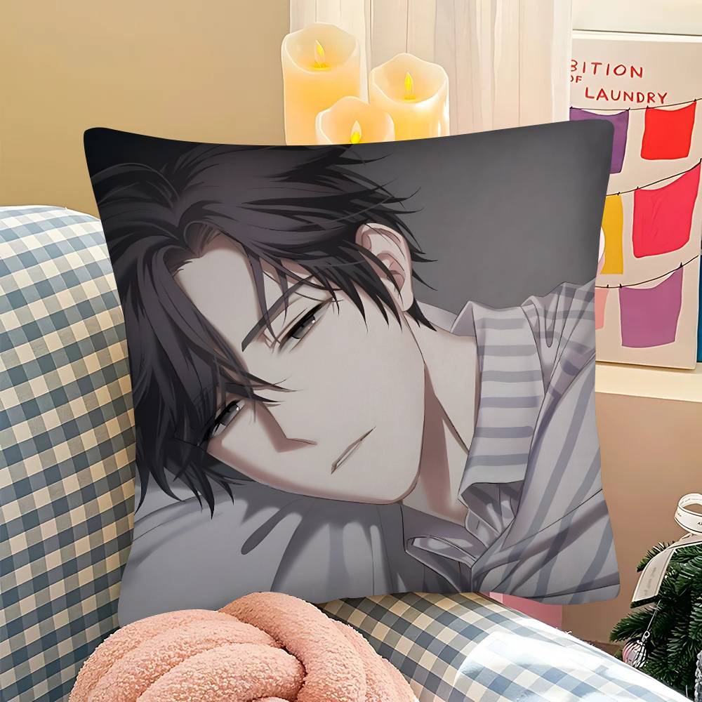 1Pc Mystic Messenger 707 Jumin Han Pillow Case Fashion Square Pillowcase Bedroom Sofa Room Ins Decoration Leisure
