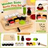 Pretend Play Bento Box Toy Set, Realistic Food Playset for Toddlers, Early Learning Kitchen Toy