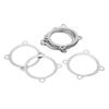 10Pcs Turbo Down Pipe Gasket 3in 4 Bolts Stainless Steel Rust Resistant for GT30 GT35 T3 T2 T4 T6