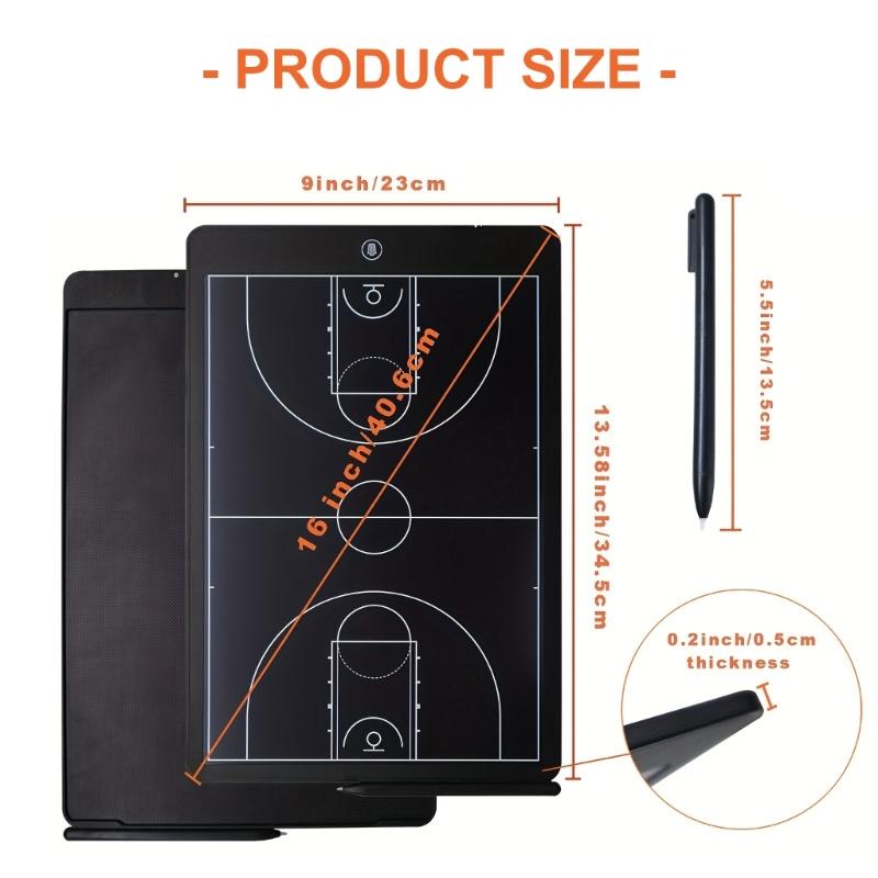 Tactically Coaching Whiteboard Reusable Panel Drawing Board Soccer Tactic Board for Athletic Strategy Development