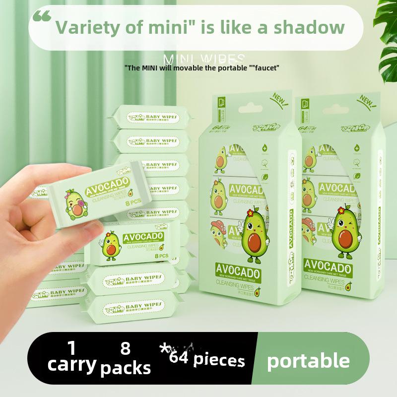 

Компактные влажные салфетки унисекс для личной гигиены