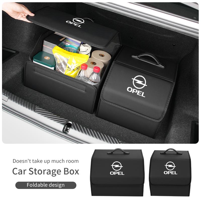 AAAYQ1 Car Trunk Organizer Box Large Capacity Auto Multiuse Storage Bag Tools For Opel Corsa Astra Insignia Vectra Zafira Vivaro Ampera