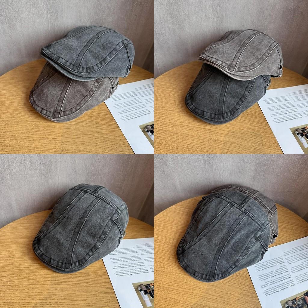 Vintage Denim Cap For Women With Sun Protection And Stylish Look For Summer And Spring
