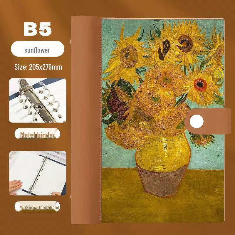 Benutzerdefiniertes transparentes weiches Cover Ölgemälde Notizbuch für Schüler und Doktoranden Tagebücher & Planung