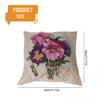 Stylish Home Decors Nordic Flowers Sofa Pillow Case Cotton Linen Cover