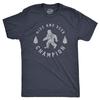 Men T Shirt Hide and Seek Champion Funny Bigfoot Graphic Sarcastic Tee