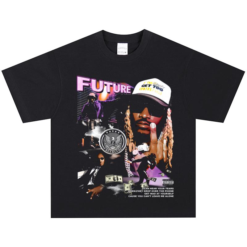 Future T-Shirt, Soft Fabric Casual Daily Wear M