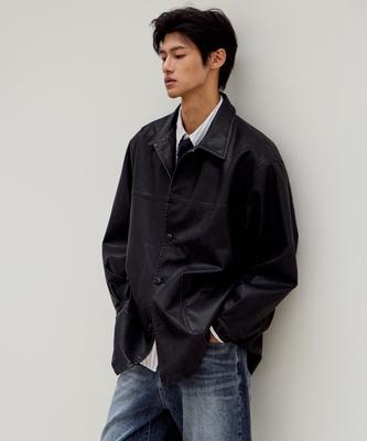 Chaquetas y abrigos – Chaquetas de cuero y gamuza