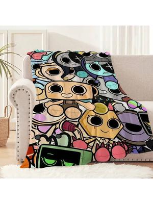 Game D-Dandys World Blanket Soft Comfortable Nap Plush Suitable For Iiving Room Office Bedroom Birthday Home Gift