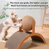 1Pcs Grinding Paw Toy 2 In 1 Wooden Cat Catching Ball Sisal Scratch Board Solid Wood Scraper For Cats Kittens Pet Supplies