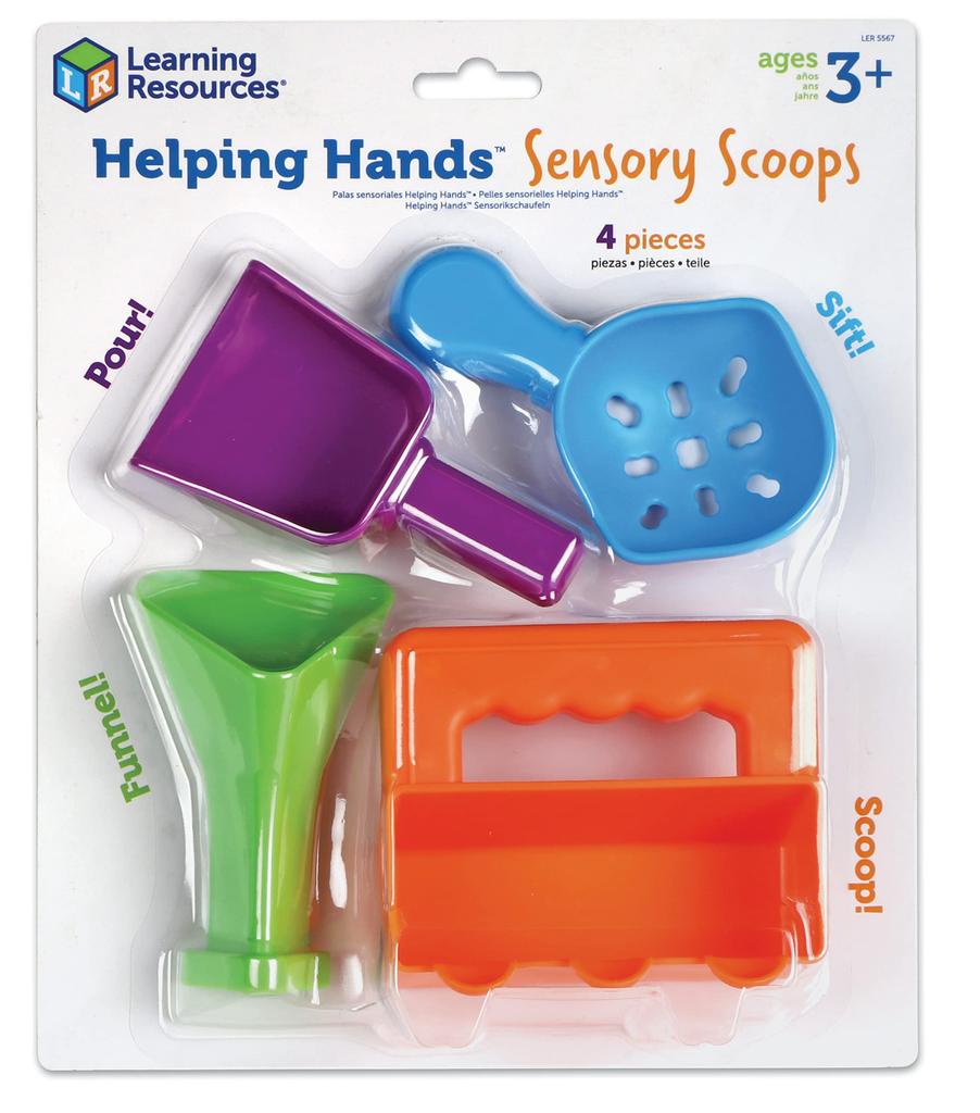 Learning Resources Fingertip Training Tool, Shovel Set, Toddler Toy, Sand and Water Play, LER5567, Authentic