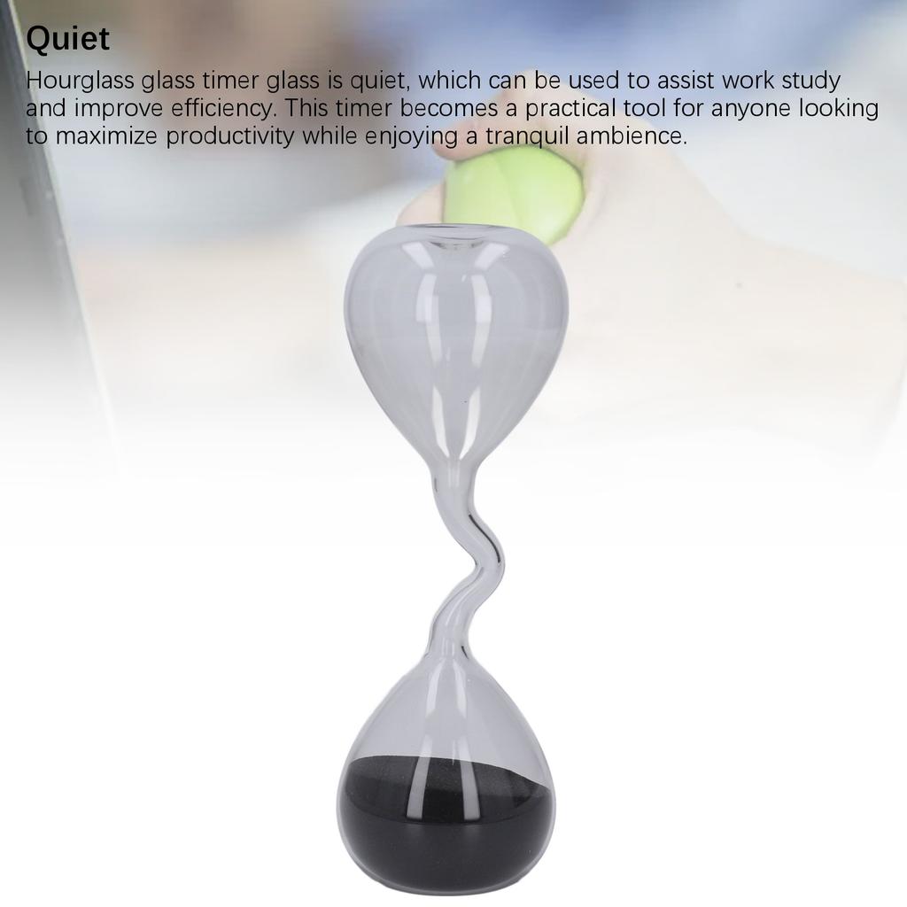 Hourglass Glass Timer Innovative Hourglass Timer Decorative Sand Timer for Home Office Desktop Decoration