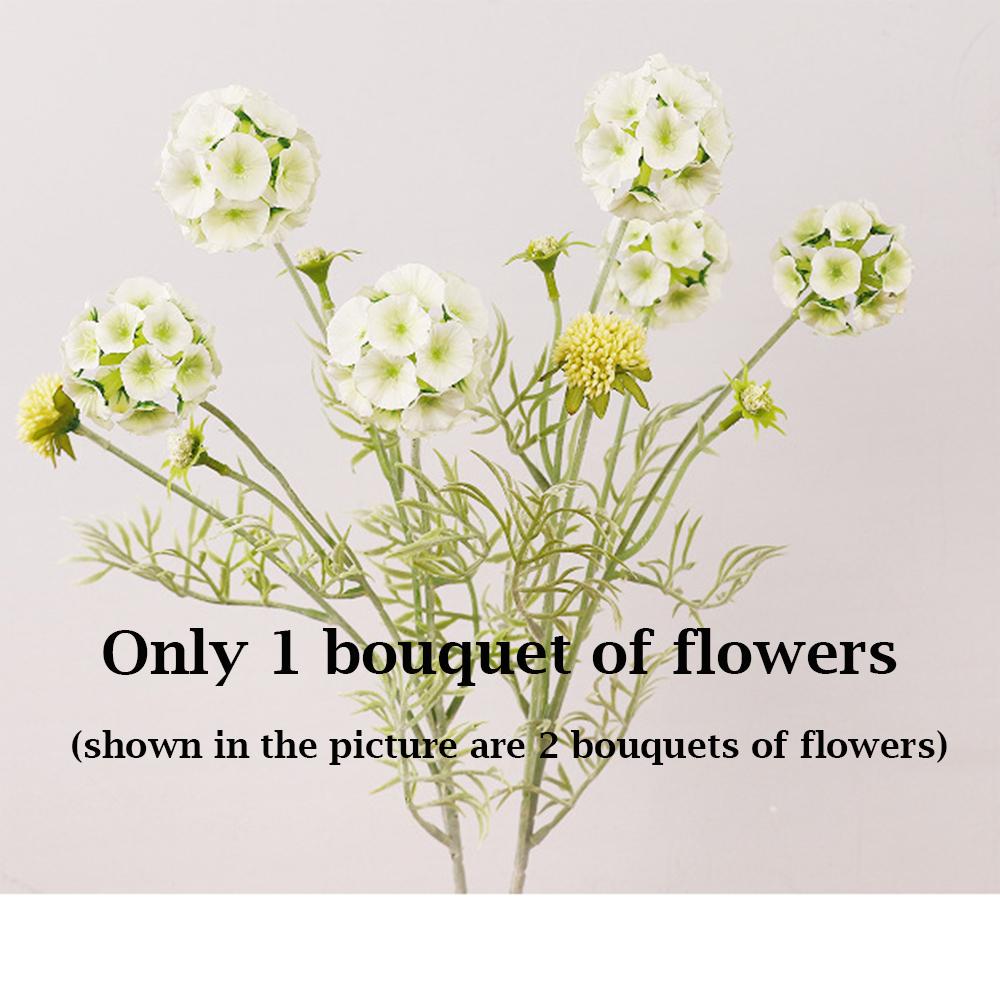 Искусственное Цветочное Украшение Реалистичный Покрытый Бархатом Шаровидный Цветок Искусственная Хризантема Высококачественный Букет Искусственных Цветов