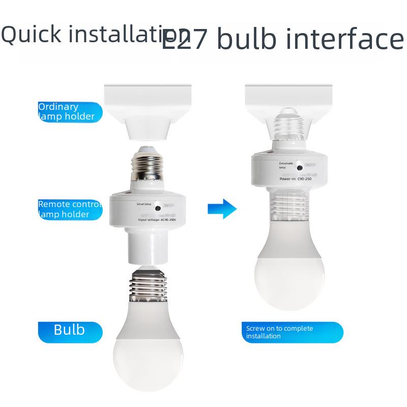 Ampoule LED E27 WiFi Intelligente Économie d'Énergie avec Télécommande et Contrôle par Minuterie