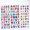 6 Sheets 3D Cartoon Stickers Waterproof Bubble PVC DIY Sticker Number Alphabet Girls Boys Kids Children Gifts GYH