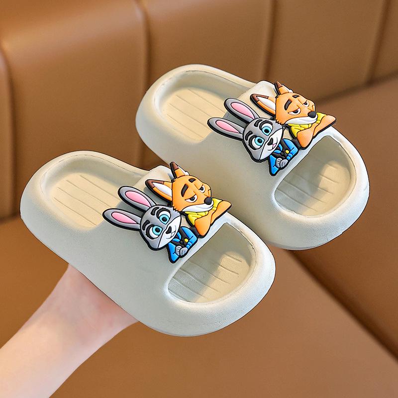 New Spring Kids' EVA Slippers: Stylish Bath & Home Wear for Boys & Girls