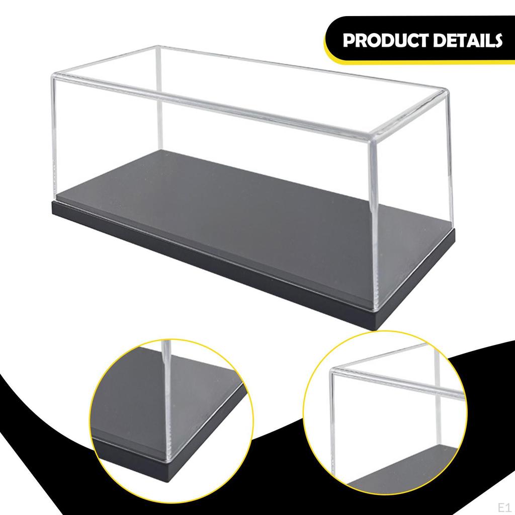 Model Car Display Case Storage Box 1:24 Versatile Decorative Showcase for Toy Cars Arts