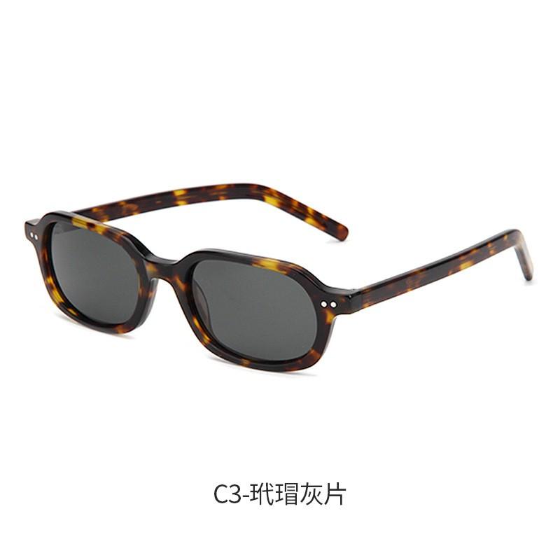 Unisex Retro Oval Sunglasses UV400 Protection TAC Lenses