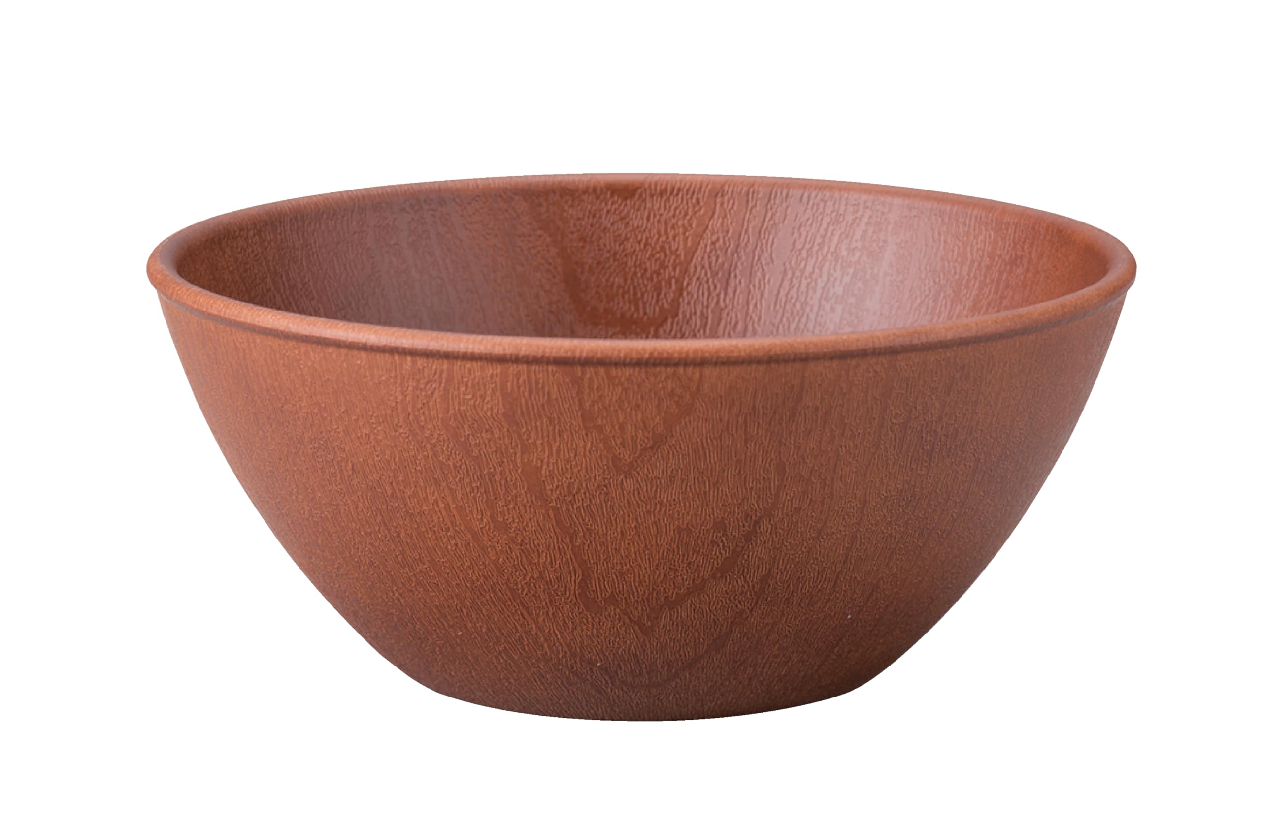 Wakaizumi Lacquerware Buffet Dishwasher Wood A Wood Grained 15mm Light Plate, Safe, Bowl, Diameter, Brown, M-38-12