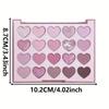 Sweetheart 20-Farve Øjenskyggepalette, Pudderbrun Mat & Shimmer, Glitrende & Levende, Alsidig Ny Ankomst til at Skabe et Elegant Makeup Look