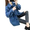 Women's Lambswool Coat: 2025 Autumn/Winter Korean-Style Loose Cardigan, Thickened Trendy Fleece