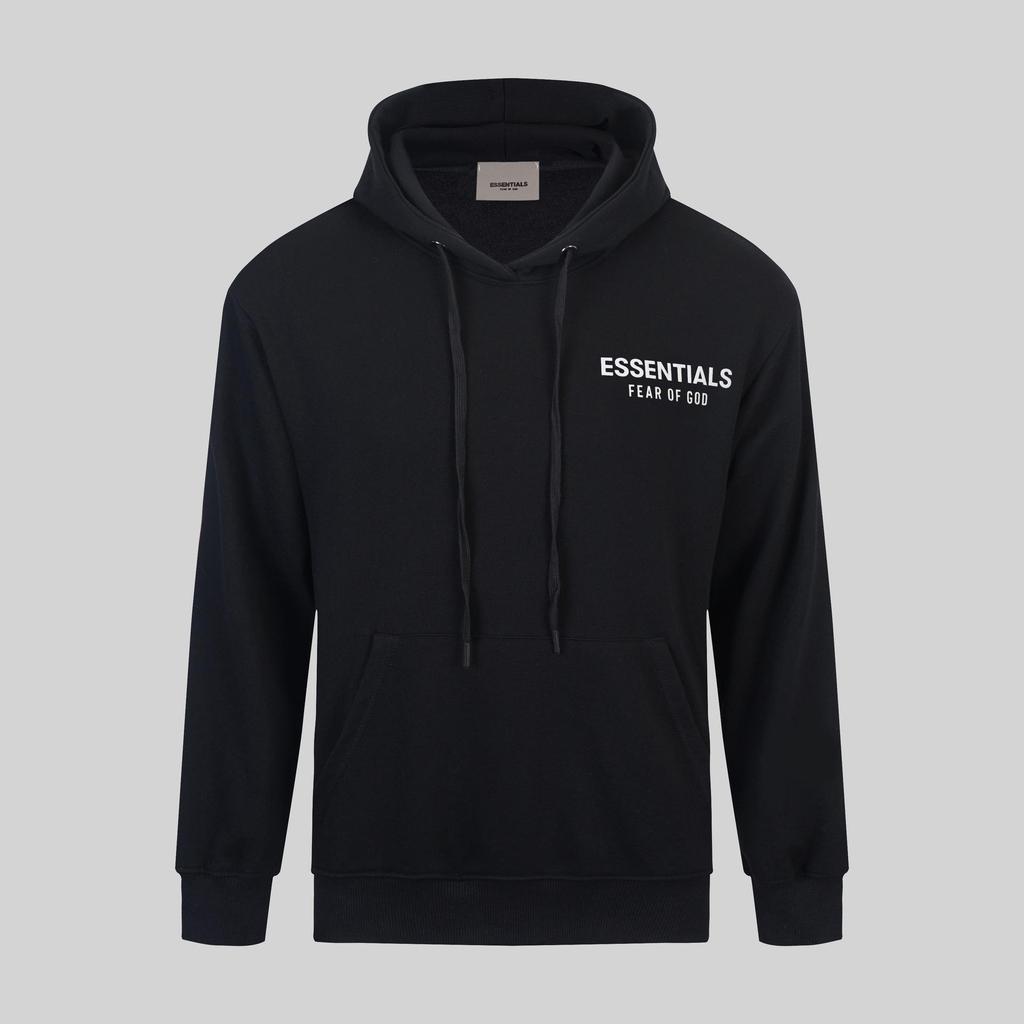 FOG Essentials Unisex Long Sleeve Printed Hoodie - 350g Cotton Fabric