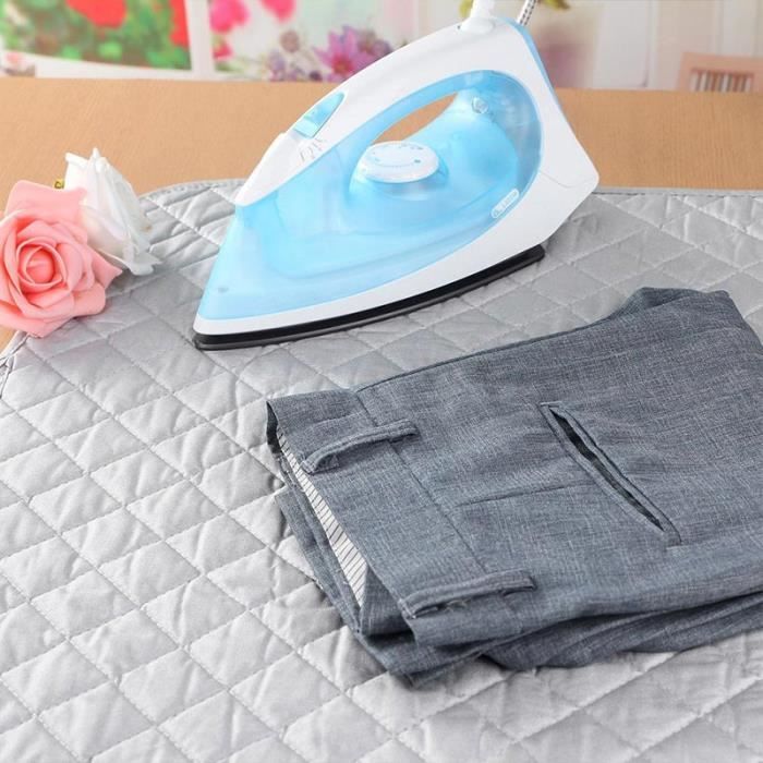 SHOP-STORY - Tapis Nappe de Repassage Portable et Antidérapant 85 x 48 cm
