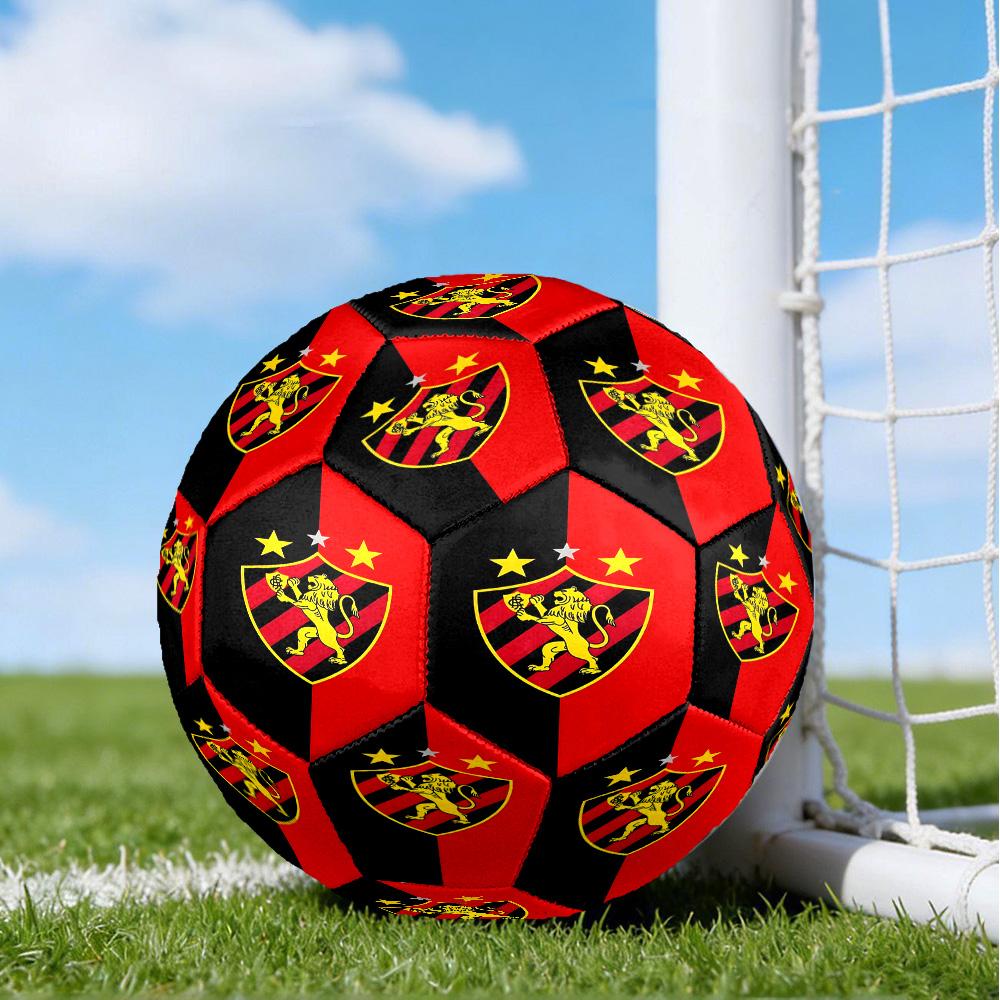 Sport Club Football Crest Printed Size 5 Soccer Balls, High-Quality, Anti-Slip, Protective Football, A Unique Gift , Birthdays, Christmas Gifts