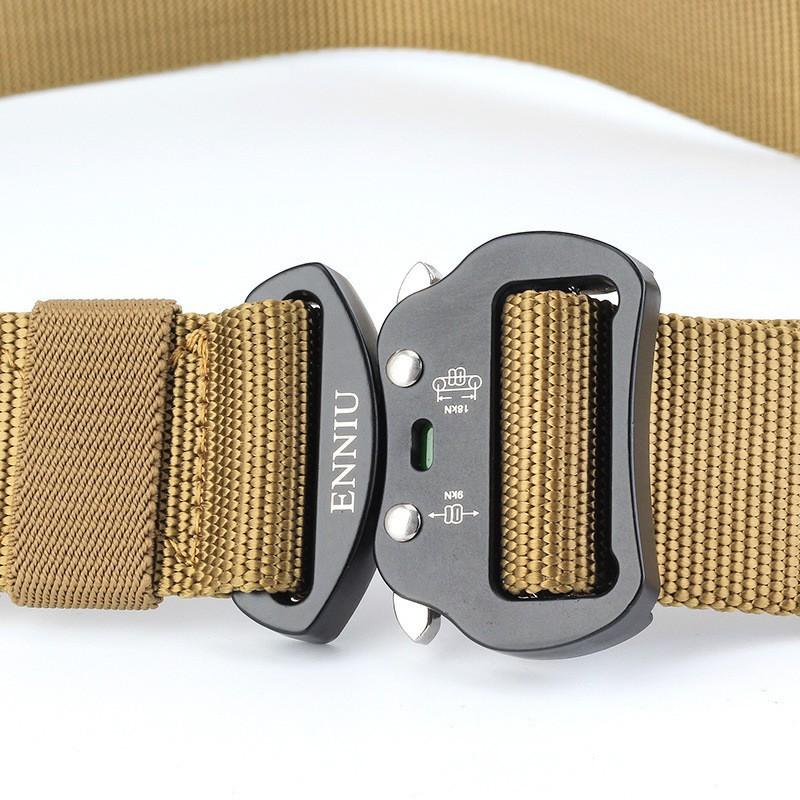 

TUSHI Aviation Aluminum Buckle 3.8 Beaded Nylon Quick-drying Outer Belt Multifunctional Training Outdoor 125cm