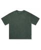 MINIMALPROJECT Minimal Applique Arch Logo Pigment Short Sleeve T-Shirt Mst158 [Blue Green]