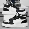 Spring Summer Fashion Red High-Top Shoes Couple Comfortable Pu Leather Casual Sneakers Man Flat Versatile Hip-Hop Shoes For Men