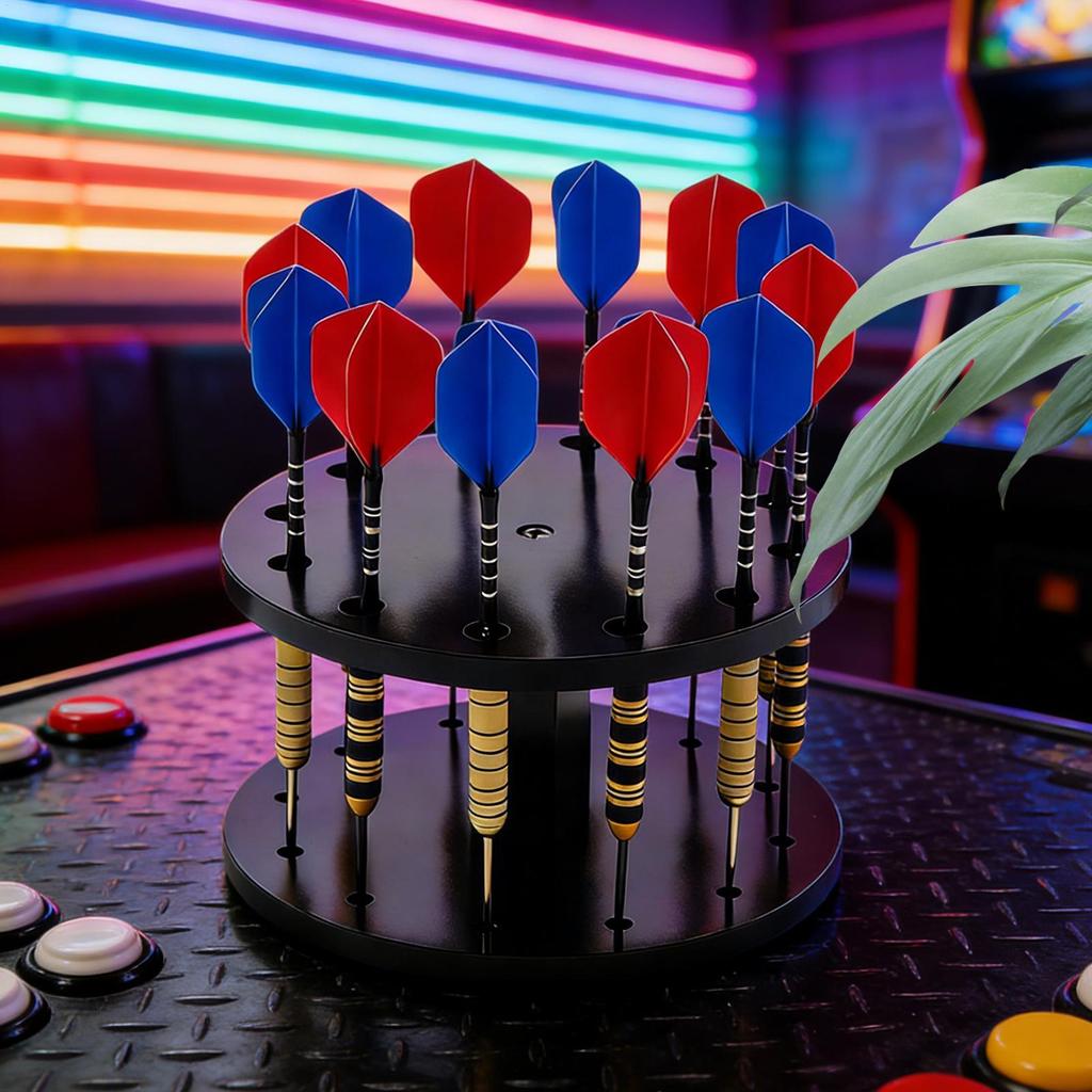 Acrylic Dart Display Holder Lightweight Modern Stand for Collectible Darts, Game Room Bar Studio Decor, Home Playroom Showcase