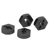 4 BUC Adaptor Butuc Hexagonal Roată RC Aliaj Aluminiu Piese Cuplă Hexagonală RC pentru Mașină RC Traxxas E Revo 116