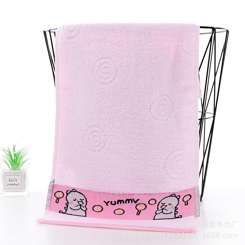 Pure Cotton Baby Towel 25*50, Soft and Absorbent, Suitable for Infants and Young Children, Small Towel for Face Washing, Embroidered Design