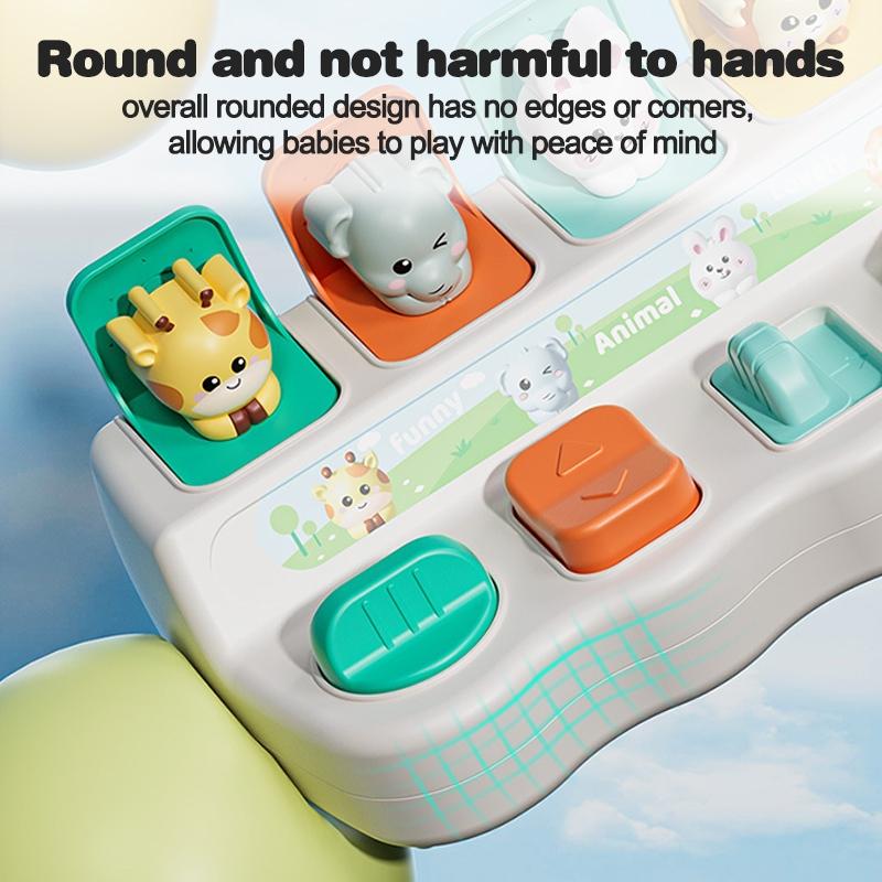 Toddler Interactive Up Animal Toys Early Childhood Education Cause And Effect Development Toys Education Finger Dexterity Toy