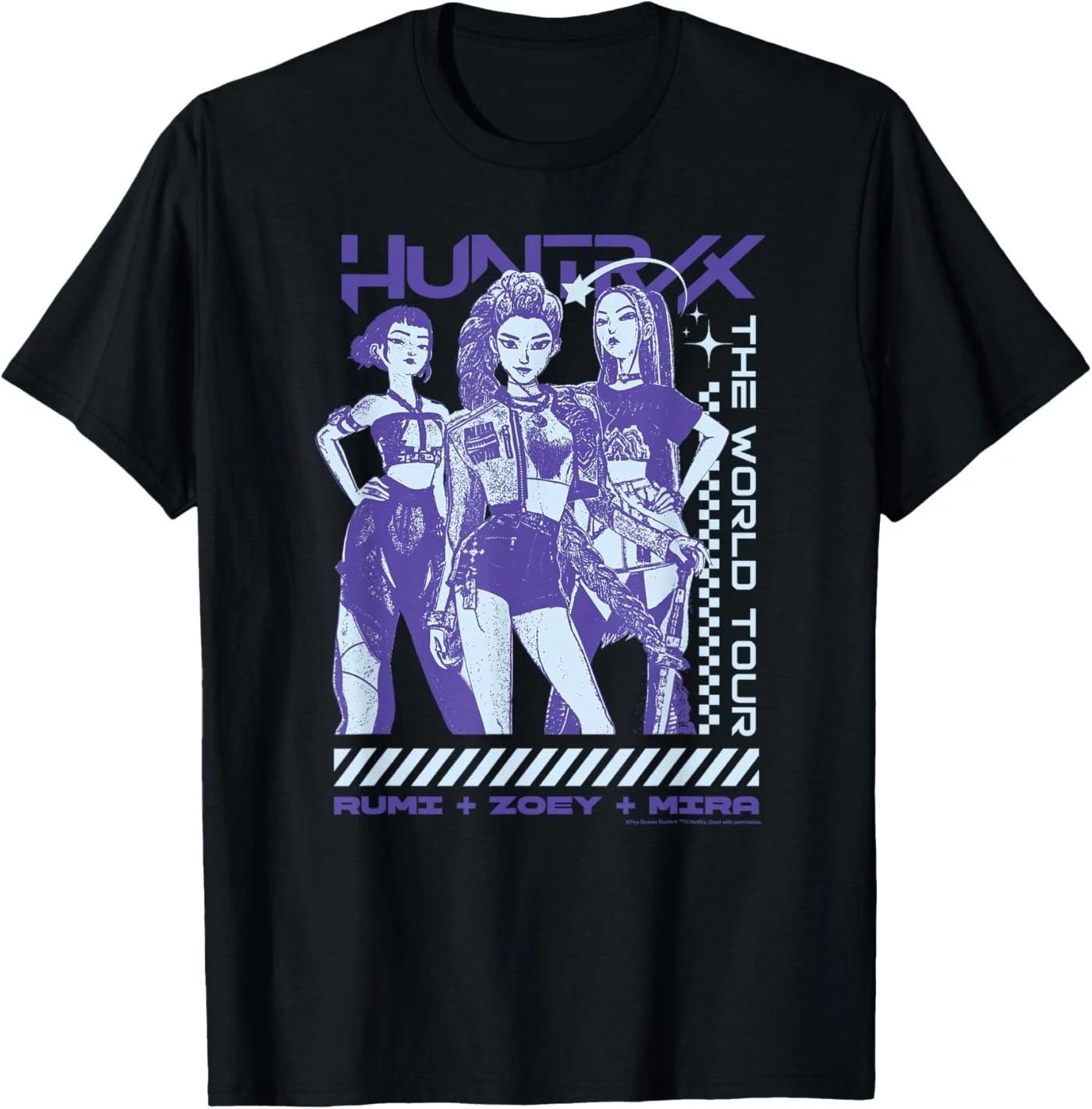 Kpop Demon Hunters Huntrix The World Tour T-Shirt 2XL