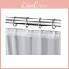 Curtain Drapery Metal Hanging Rings With Plastic Hooks For Curtains Rods And