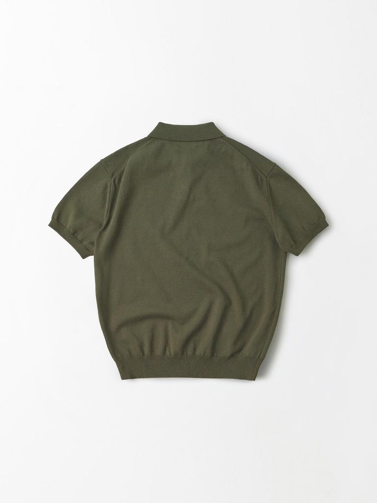 Deowedeoijeueosseom Park Collar Polo Knit (Khaki)