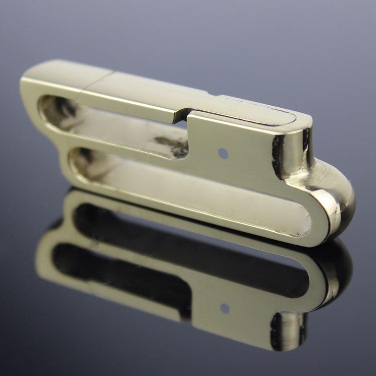 Vintage Handmade Stainless Steel Keychain Belt Loop Sports Pants Pendant Men's Nostalgic Keyring