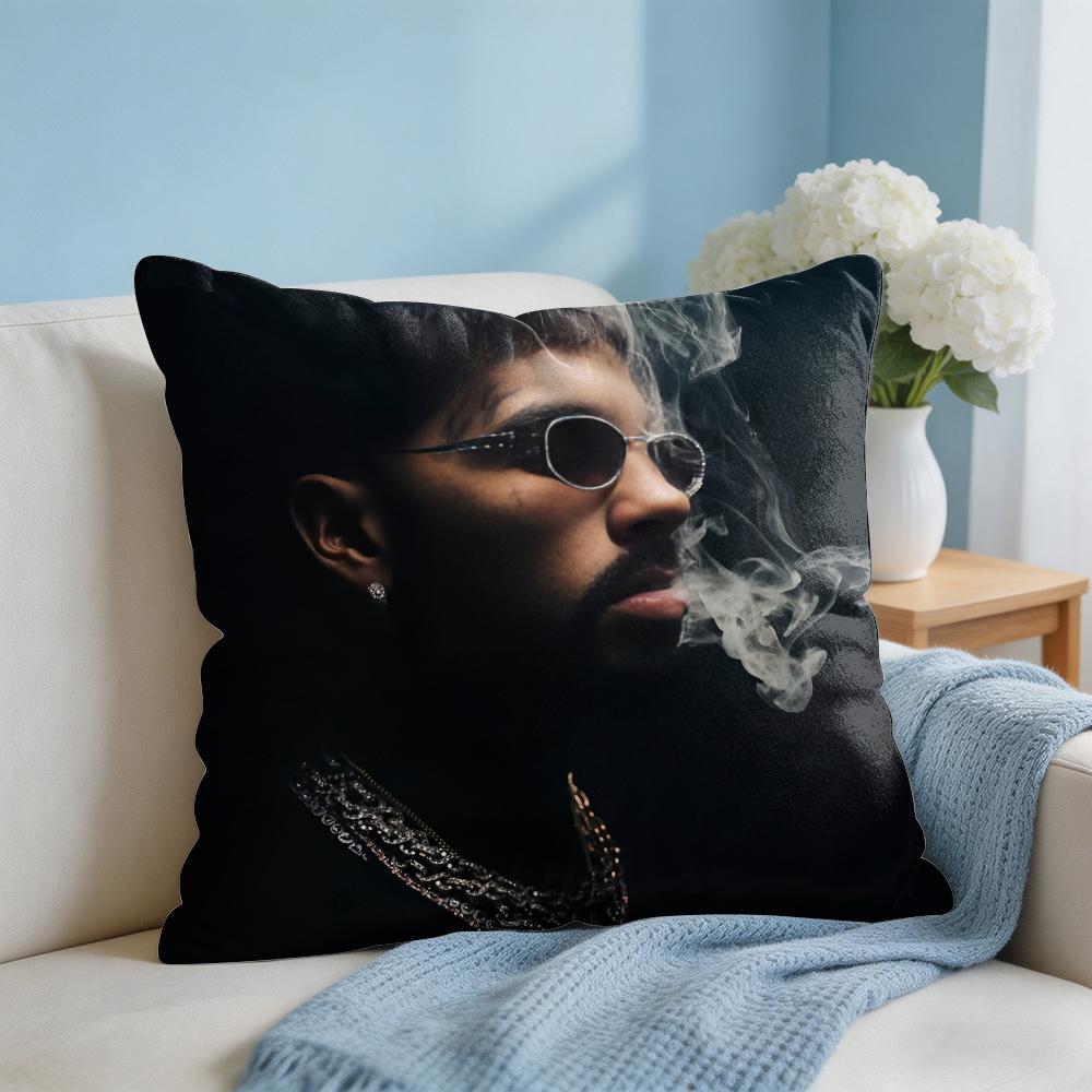 Fashion Singer AAnuel AA Cushion Cover Square Pillow Bedroom Sofa Leisure Comfort Living Room Home Decoration X