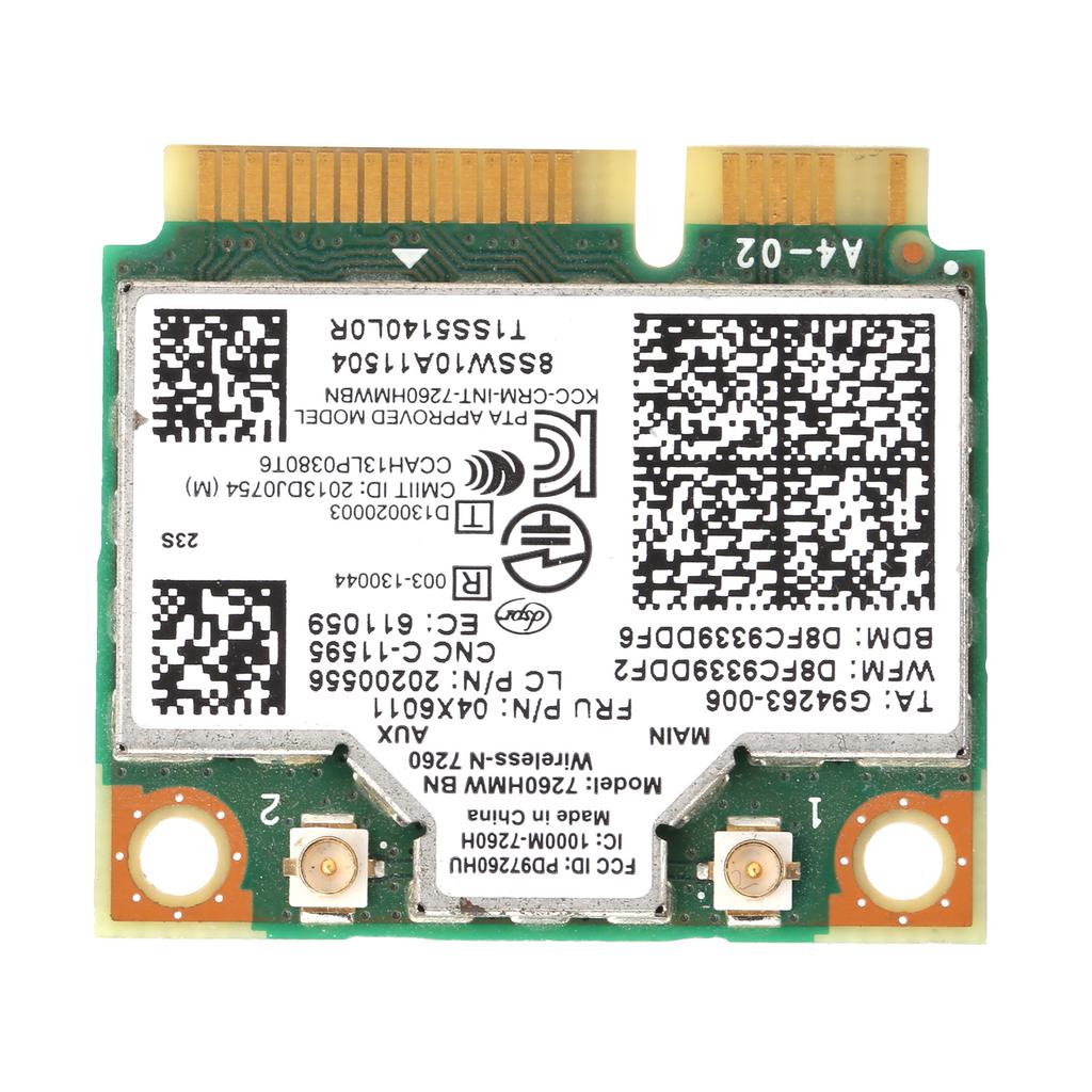 Mini PCIE Trådløst Wifi-kort BT 4.0 for Intel 04x6011 04w3815Lenovo k4350 k4250 7260HMW bn