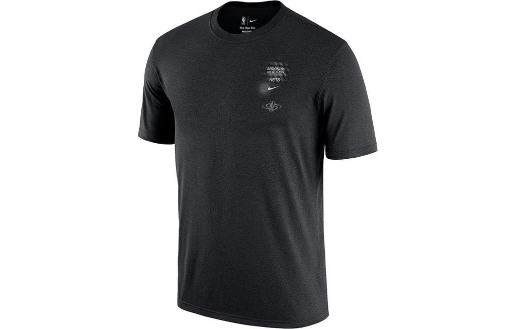 Nike T Shirts Men's Black Crew Neck Moderate Straight Fit DH6732-010