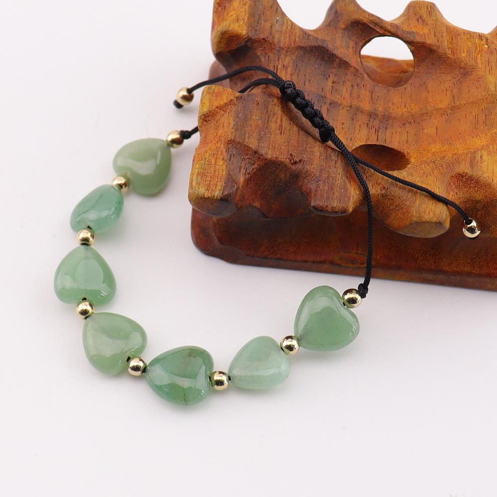 Natural Stone Crystal Colorful Braided Bracelet Chakra Natural Crystal Yoga Love Braided Bracelet B109